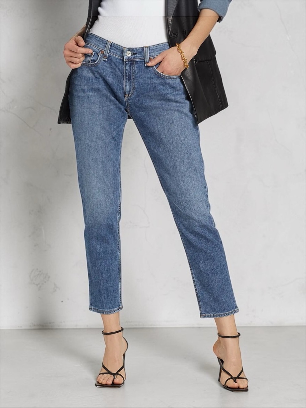 RAG & BONE Women's Dre Low Rise Slim Boyfriend Jeans in Mission (27)